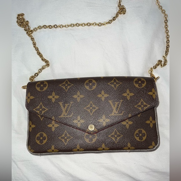 AUTHENTIC Louis Vuitton Felicie Pochette monogram canvas - Picture 3 of 17